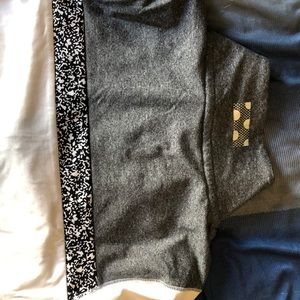 Zip up front athletic hoodie.